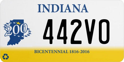 IN license plate 442VO