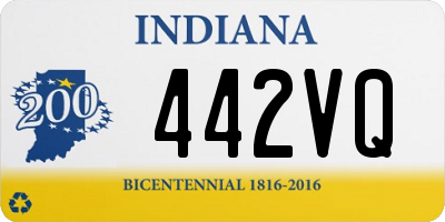 IN license plate 442VQ