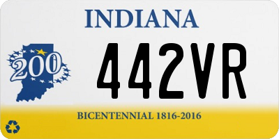 IN license plate 442VR