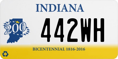 IN license plate 442WH