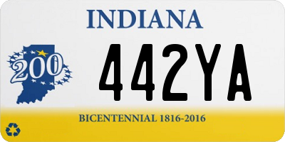 IN license plate 442YA