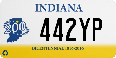 IN license plate 442YP