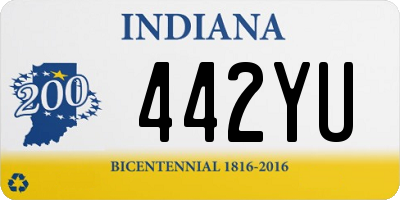 IN license plate 442YU