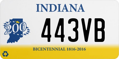 IN license plate 443VB