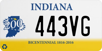 IN license plate 443VG