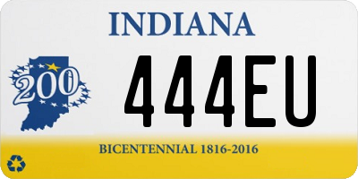 IN license plate 444EU