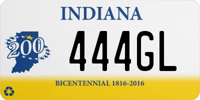 IN license plate 444GL