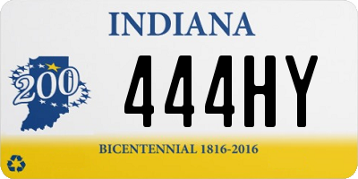IN license plate 444HY