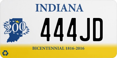 IN license plate 444JD