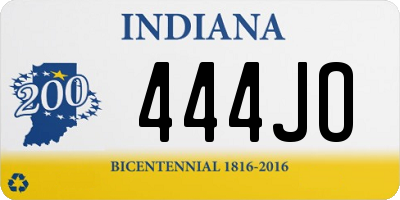 IN license plate 444JO