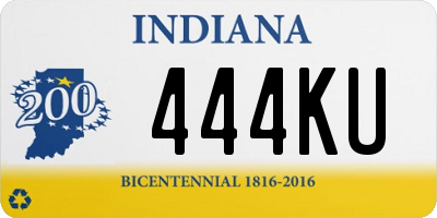 IN license plate 444KU