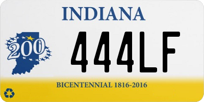 IN license plate 444LF