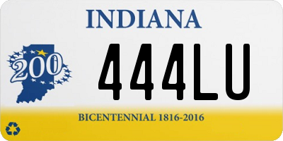 IN license plate 444LU