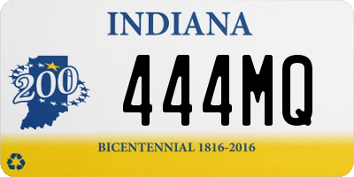 IN license plate 444MQ