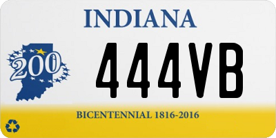 IN license plate 444VB