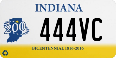 IN license plate 444VC