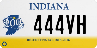 IN license plate 444VH