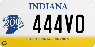 IN license plate 444VO