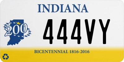 IN license plate 444VY