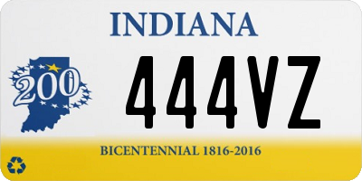 IN license plate 444VZ