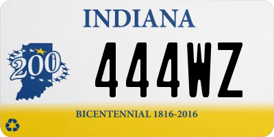 IN license plate 444WZ