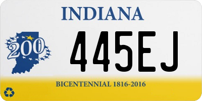 IN license plate 445EJ