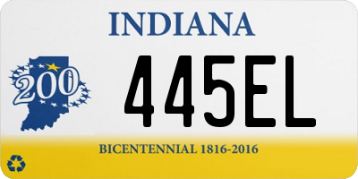 IN license plate 445EL