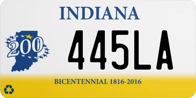 IN license plate 445LA