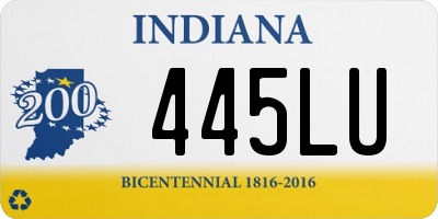 IN license plate 445LU