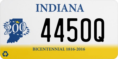 IN license plate 445OQ