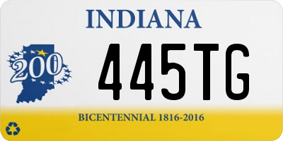 IN license plate 445TG