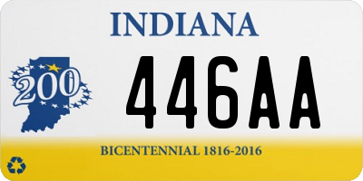 IN license plate 446AA