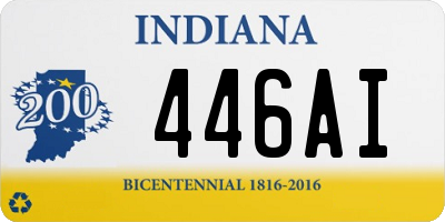 IN license plate 446AI