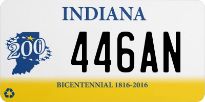 IN license plate 446AN