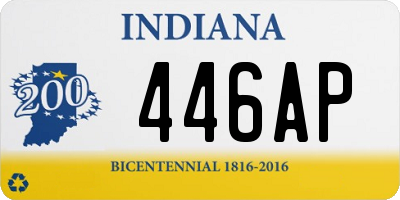 IN license plate 446AP