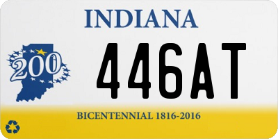 IN license plate 446AT