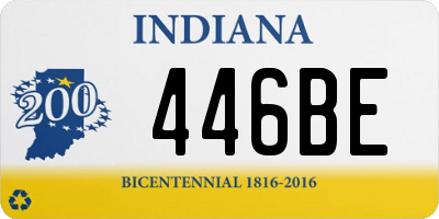 IN license plate 446BE