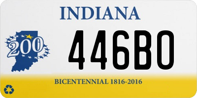 IN license plate 446BO
