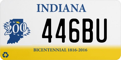 IN license plate 446BU