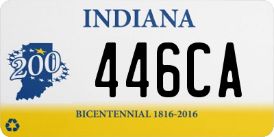 IN license plate 446CA