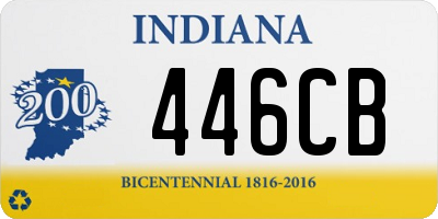 IN license plate 446CB