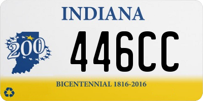 IN license plate 446CC