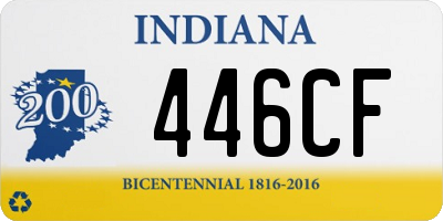 IN license plate 446CF