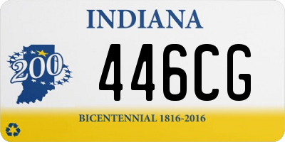 IN license plate 446CG