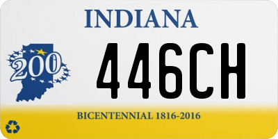 IN license plate 446CH