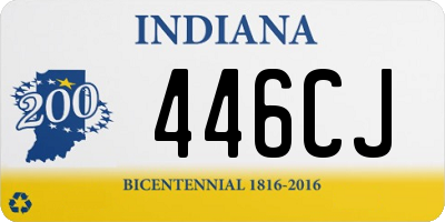 IN license plate 446CJ
