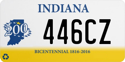 IN license plate 446CZ