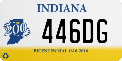 IN license plate 446DG