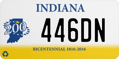 IN license plate 446DN