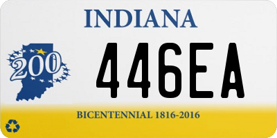 IN license plate 446EA